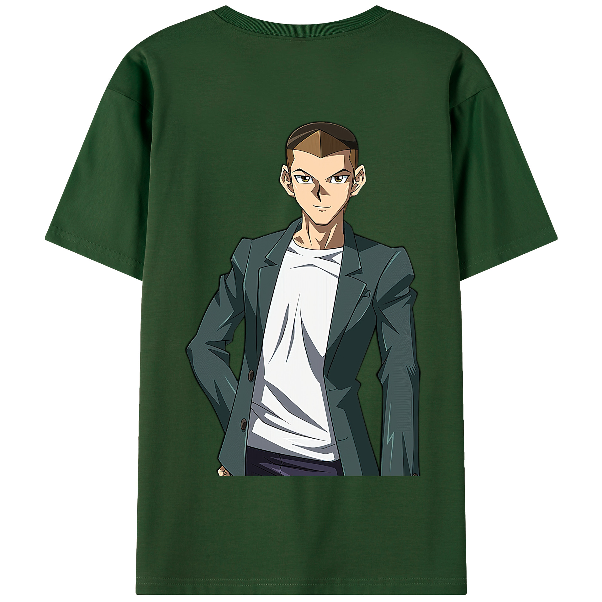 （画像用） 遊☆戯☆王 Yu-Gi-Oh! 綿100％半袖Tシャツ（背面プリント）